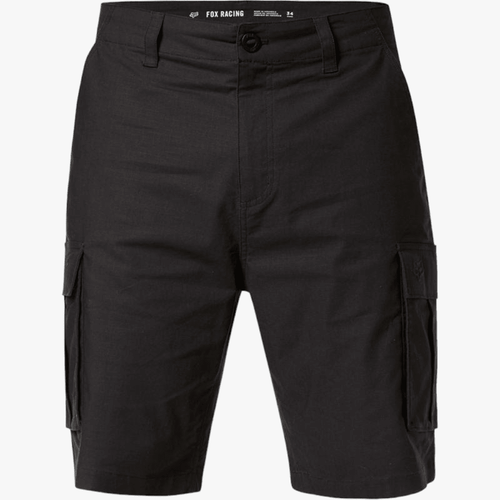 Fox Mens Slambozo 2.0 Cotton Canvas Walkshorts Black Fox
