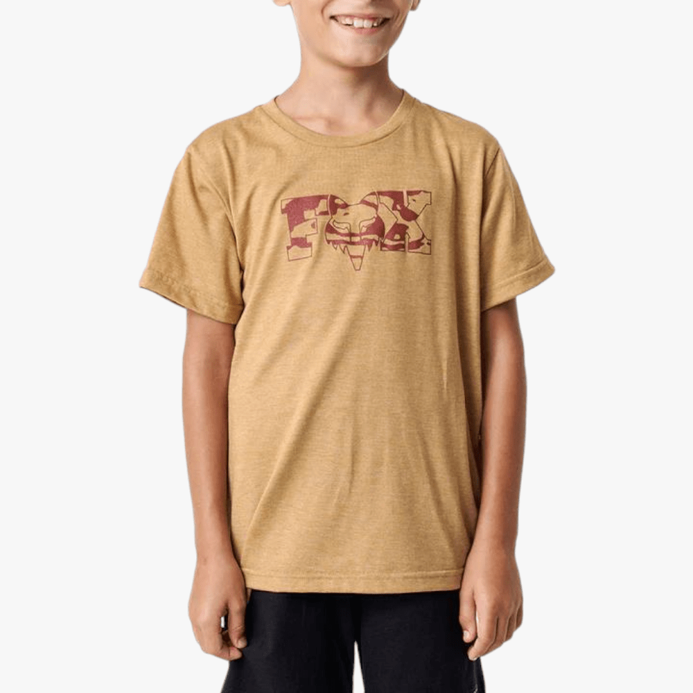 Fox Boys Cienega Short Sleeve Tee Cognac Fox