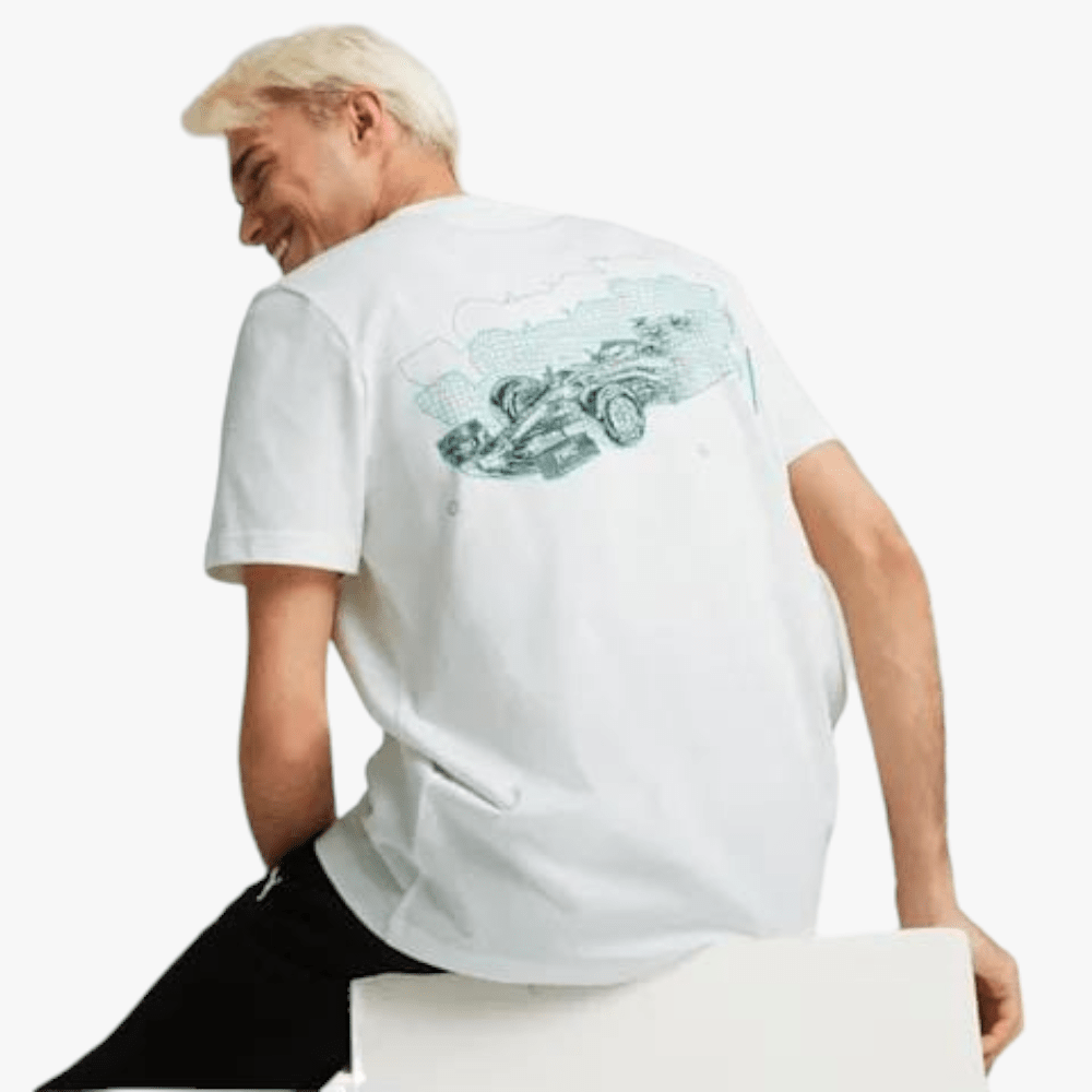 Puma Mens Mapf1 Short Sleeve Graphic Tee White | Puma