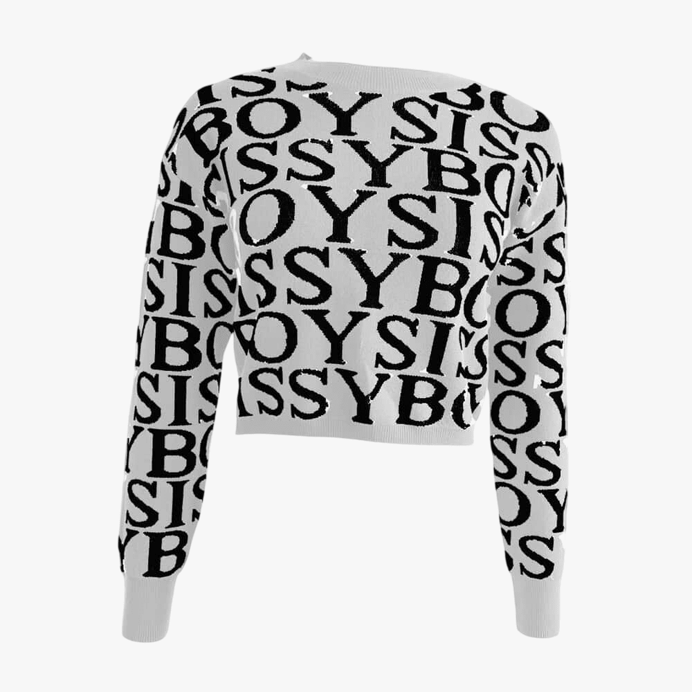 Sissy Boy Womens Chelsea Sweater Black White | Sissy Boy