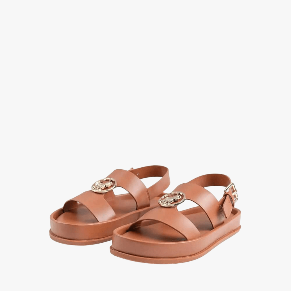 Polo Womens Moulded Trim Sandal Tan | Polo