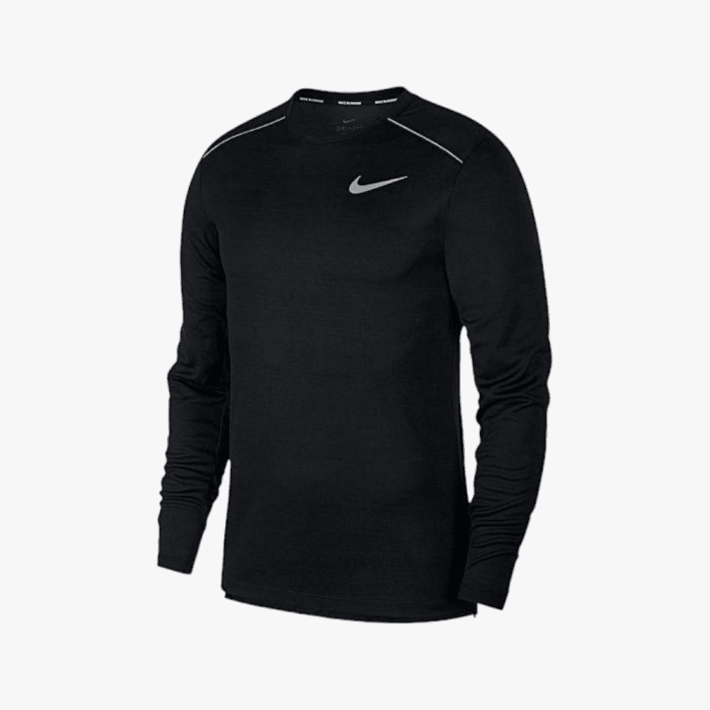 Nike Mens Df Miller Tech Long Sleeve Tee Black Nike