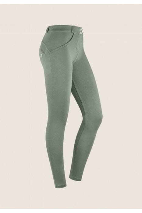 Freddy Womens Regular Waist Cotton Pant V96 Green | Freddy
