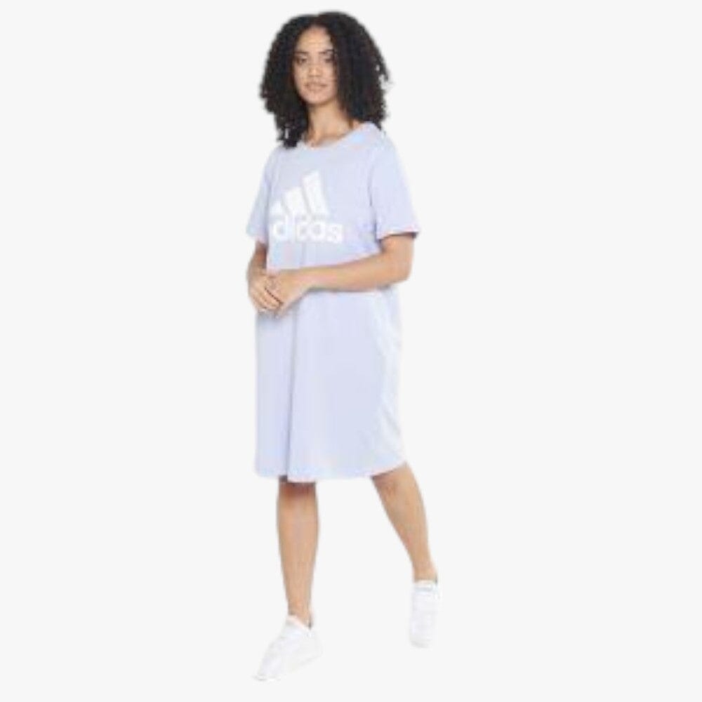 adidas Womens Bl Sj Short Sleeve Dress Violet Tone adidas