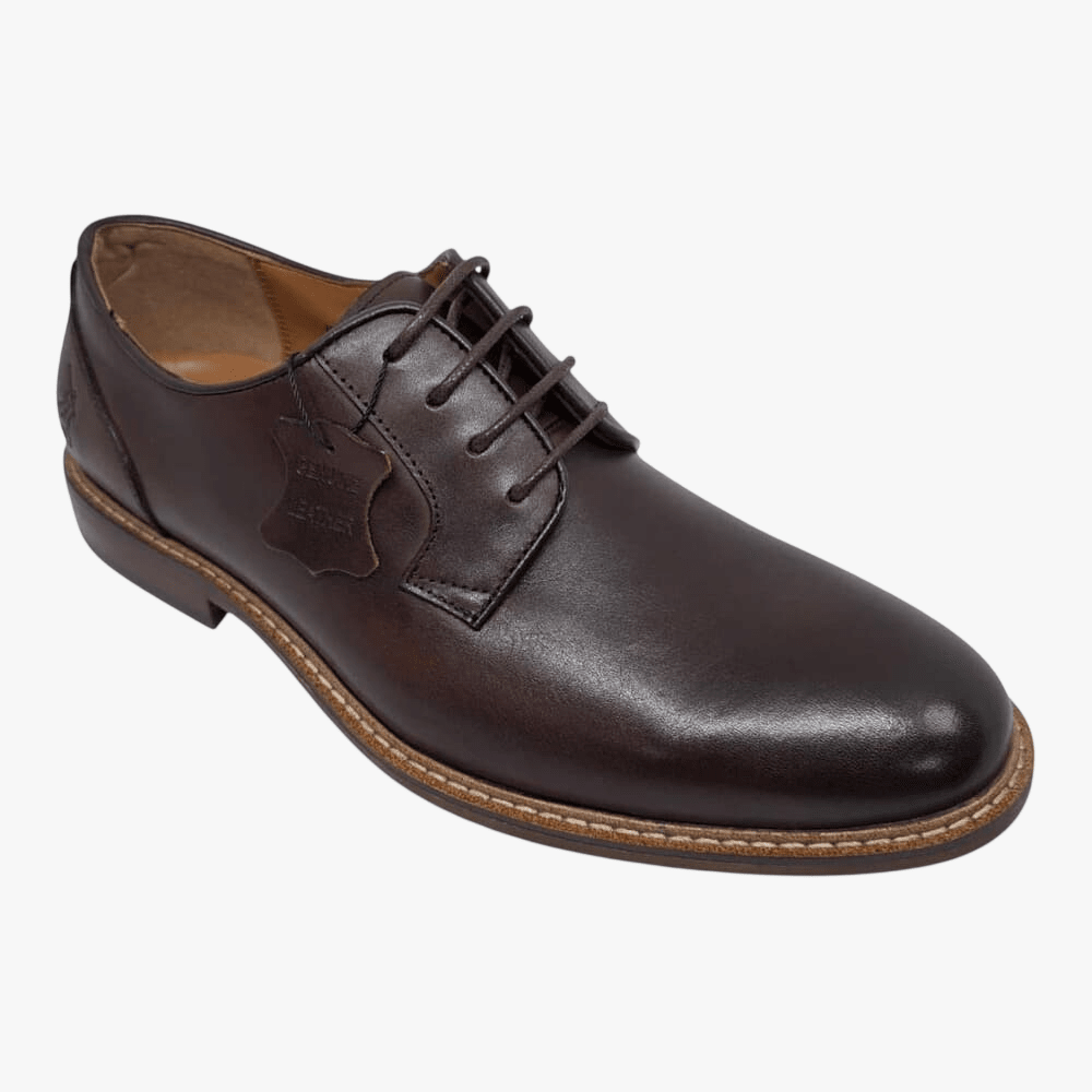 Polo Mens Classic Gibson Lace Up Shoe Tan | Polo