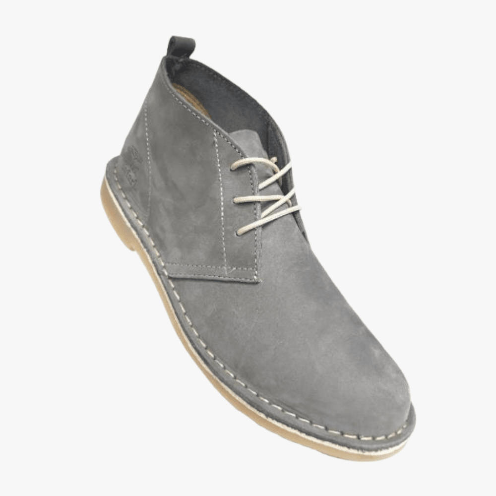 Bata Mens Nubuck Vellie Boot Dove Grey | Bata