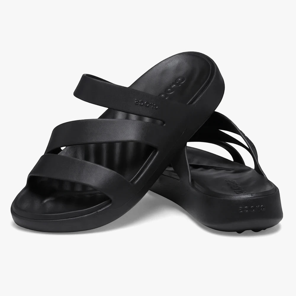 A pair of black Crocs Women&