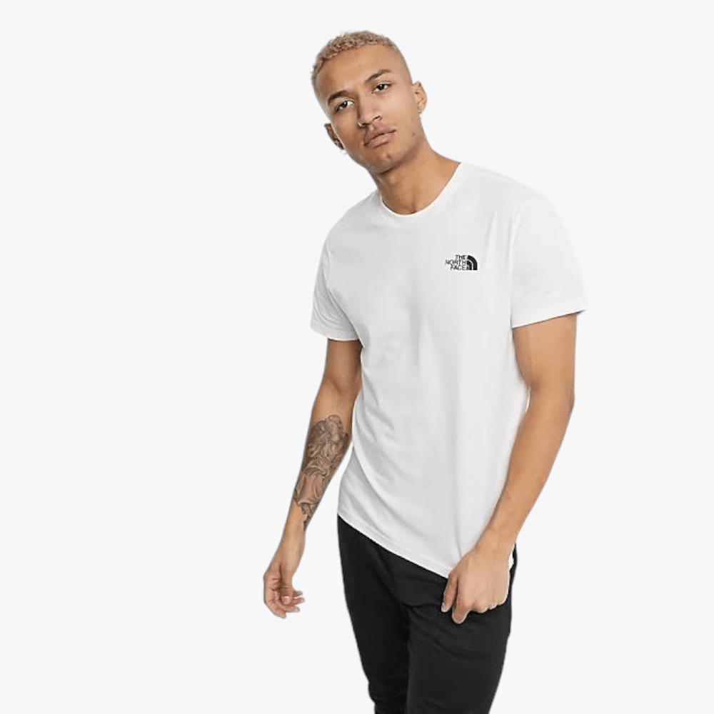 The North Face Mens Simple Dome Short Sleeve Tee Tnf White The North Face