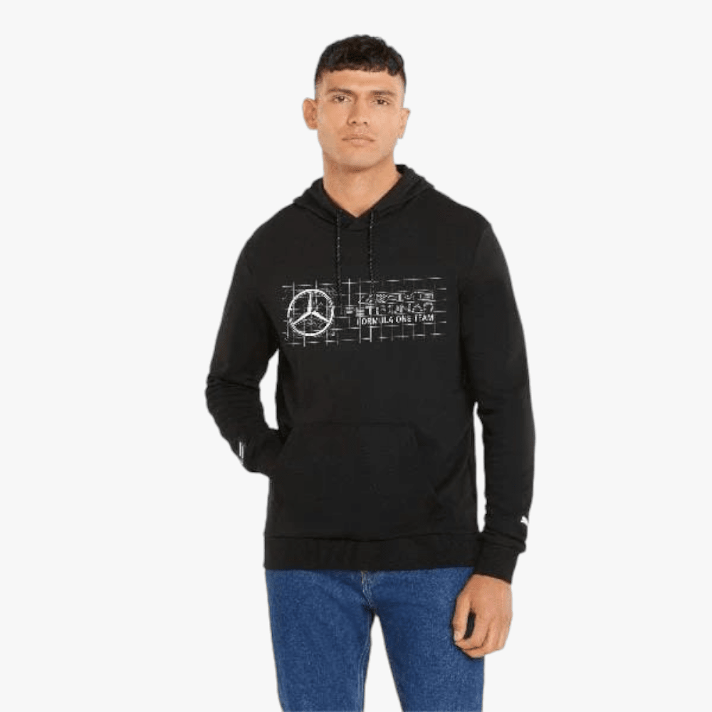 Puma Mens Mapf1 Logo Hoodie Black | Puma