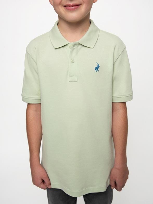 Polo Boys Austin Short Sleeve Golfer Sea Greeb | Polo