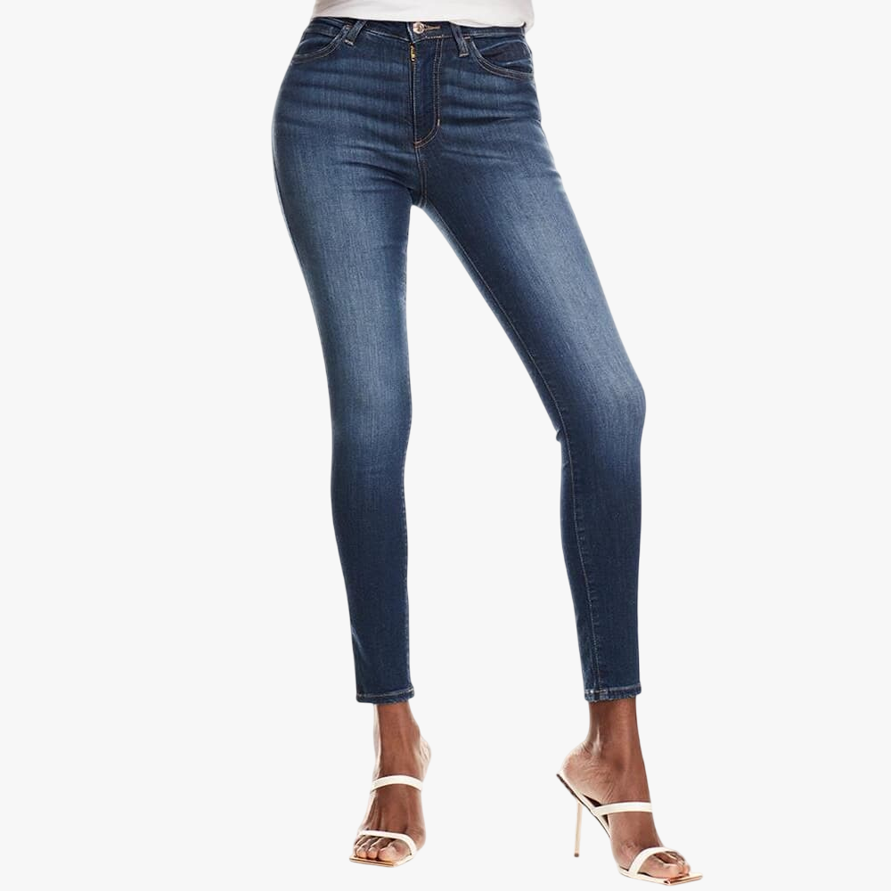 Guess Womens Mesa High Rise Skinny Jean Dk Wash