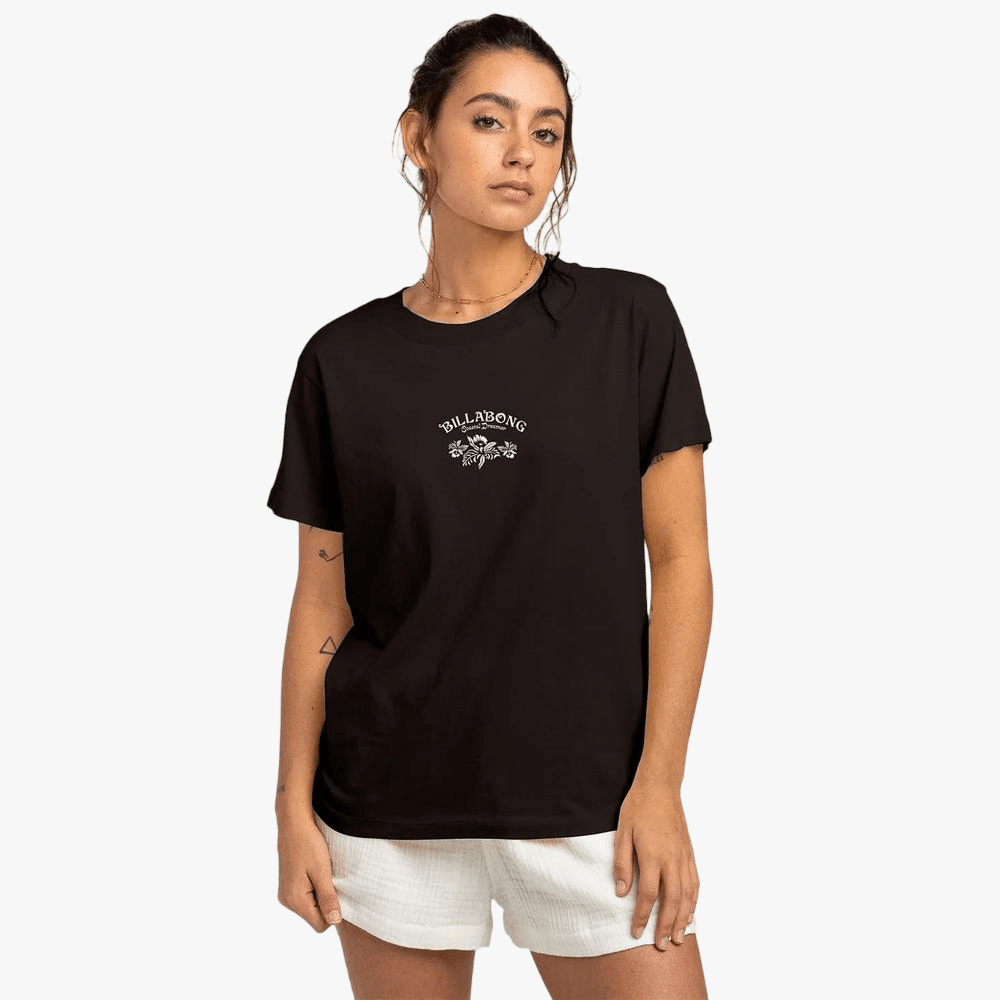 Billabong Womens Dreamers Paradise Short Sleeve Tee Black | Billabong