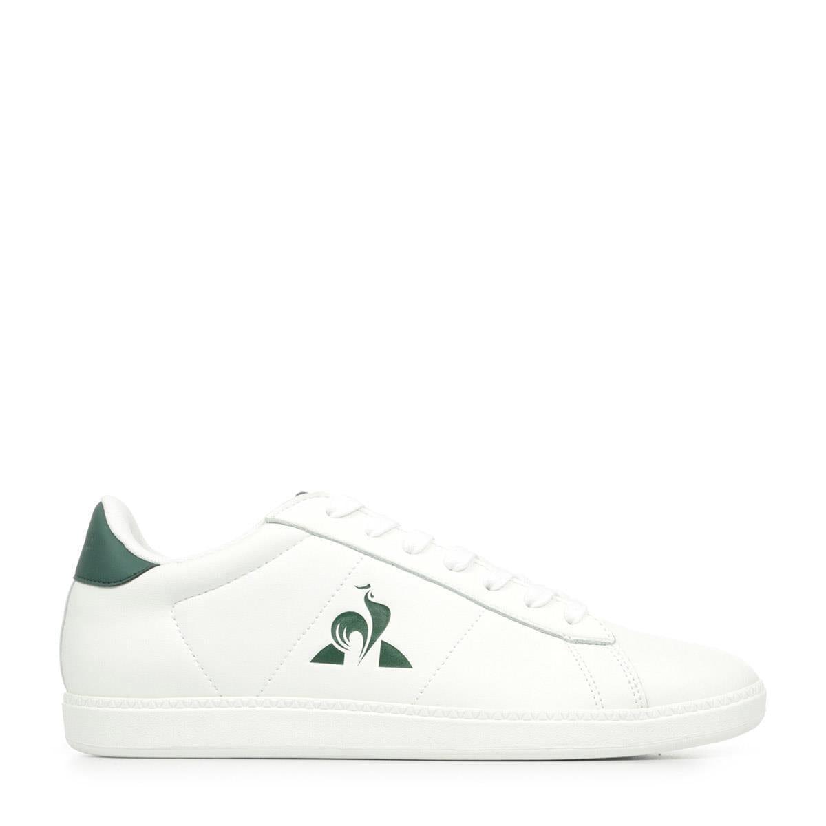 Le Coq Sportif Mens Courtset 2 Sneaker Optical White Trekking Green | Le Coq Sportif