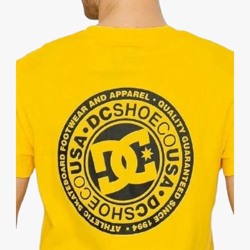 Dc Boys Circle Star 3 Long Sleeve Tee Basic Yellow Dc