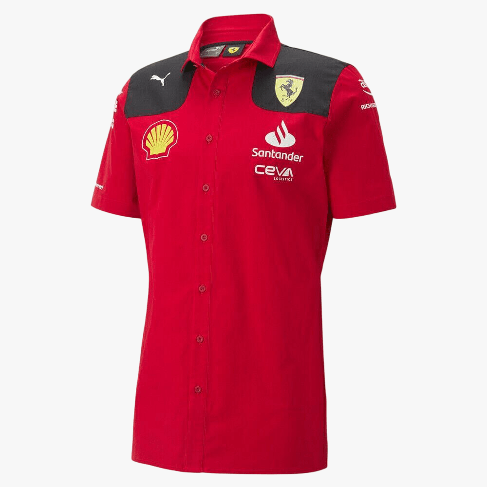 Puma Mens Ferrari Sf Team Short Sleeve Shirt Rosso Red | Puma