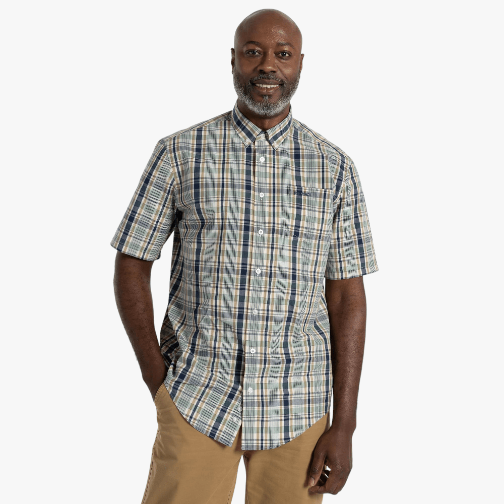 Pringle Mens Classic Short Sleeve Shirt Green | Pringle