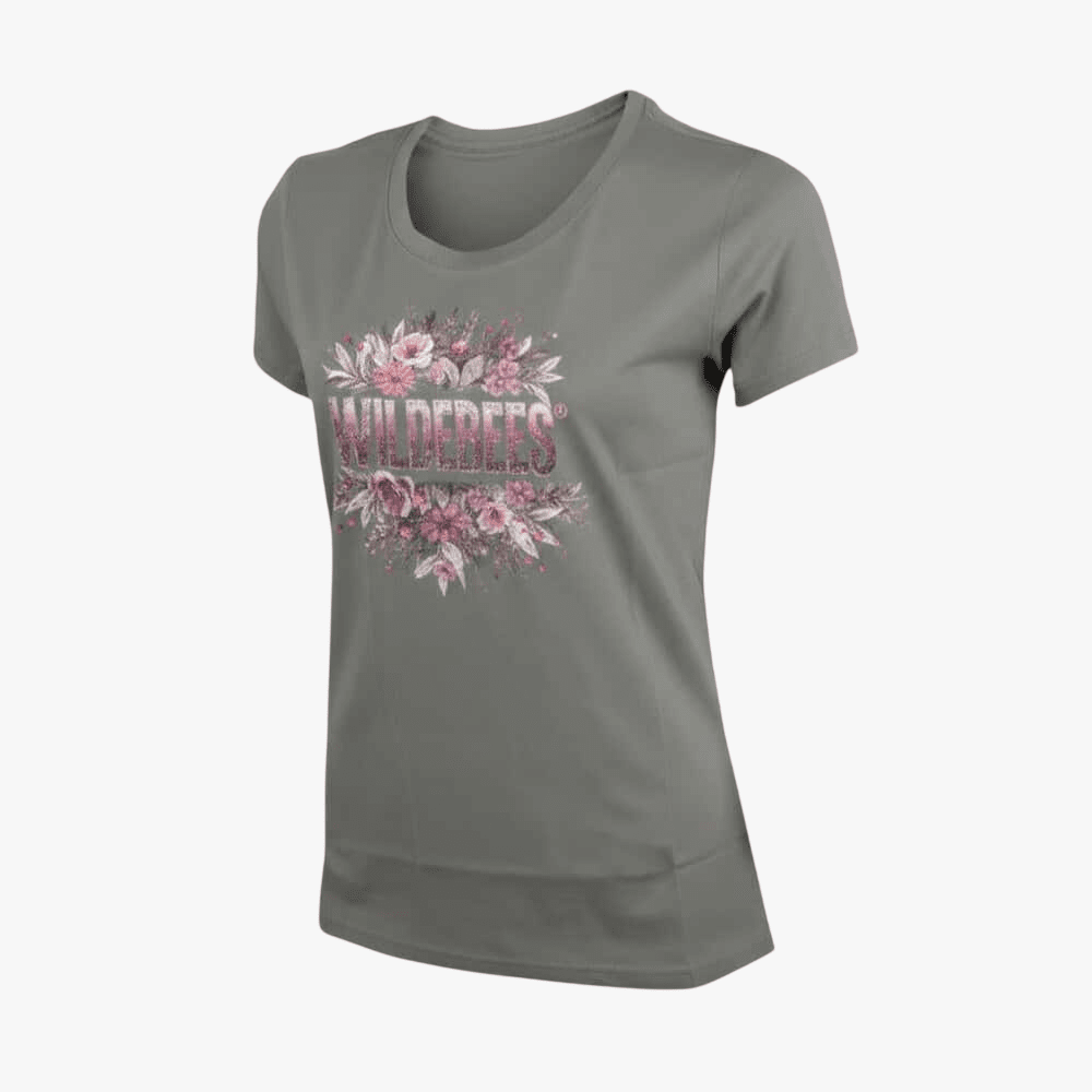 Wildebees Vintage Ombre Bouquet Tee Sage Leaf | Wildebees