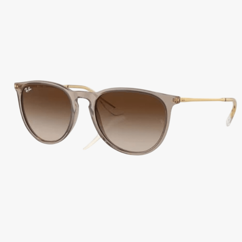 Rayban Erika Transparent Light Brown Frame Sunglass Brown Lens | Rayban