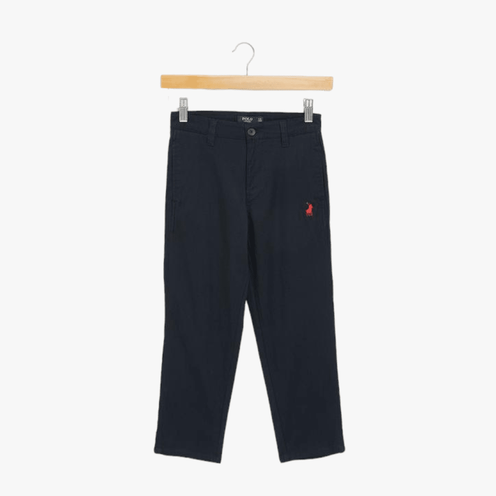 Polo Boys Chino Pants Navy Polo