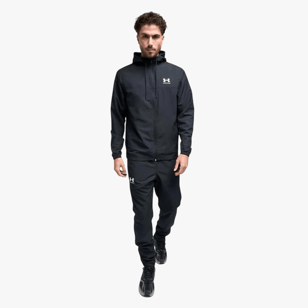 Under Armour Mens Rival Woven Winbreaker Jacket 001 Black | Under Armour