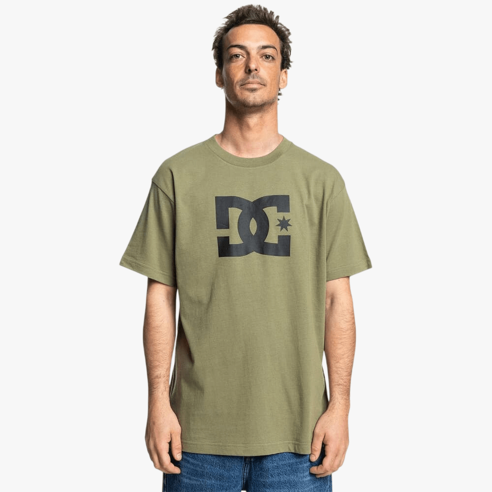 Dc Mens Star Short Sleeve Tee Deep Lichen | DC