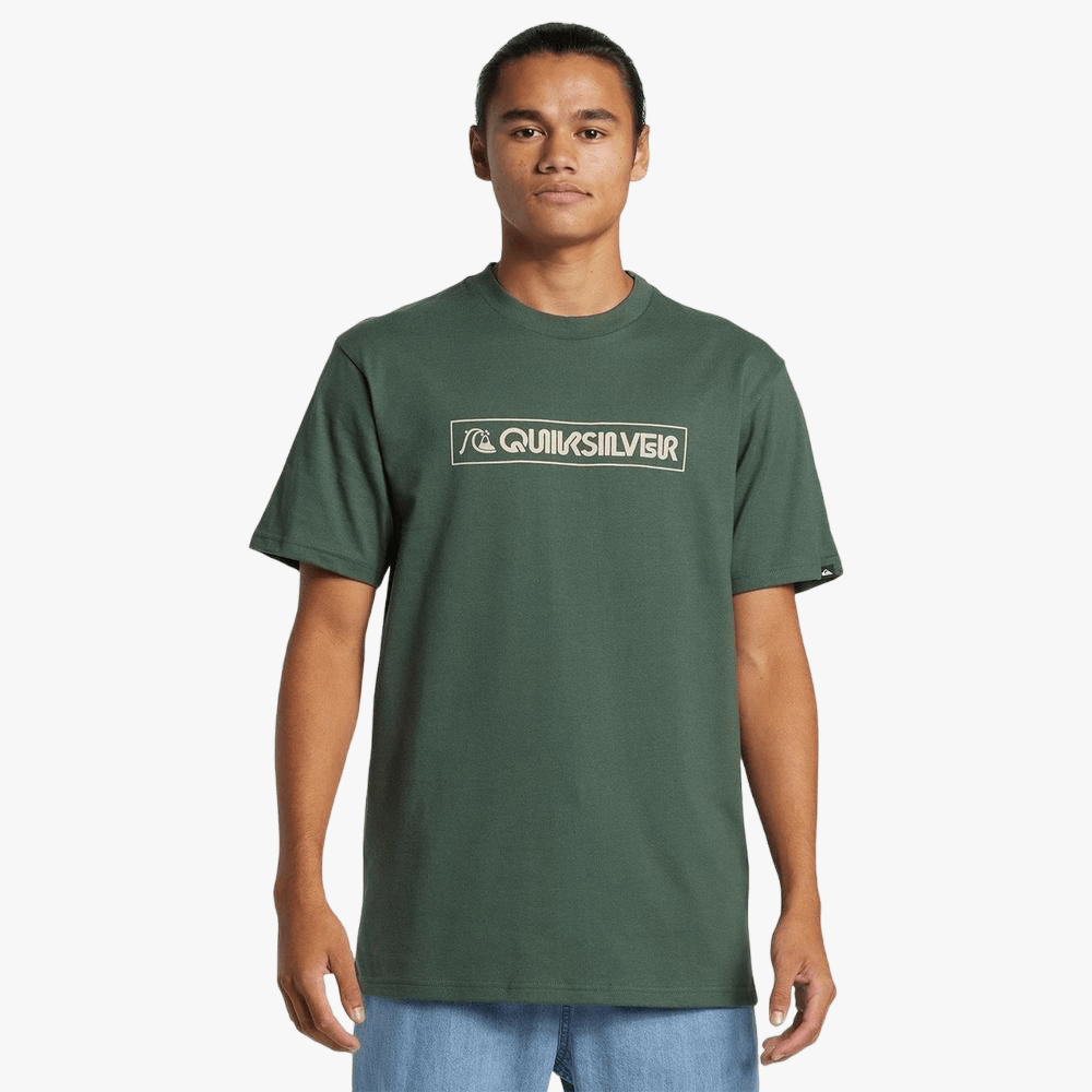 Quiksilver Mens Modern Clicker Short Sleeve Tee Forest | Quiksilver
