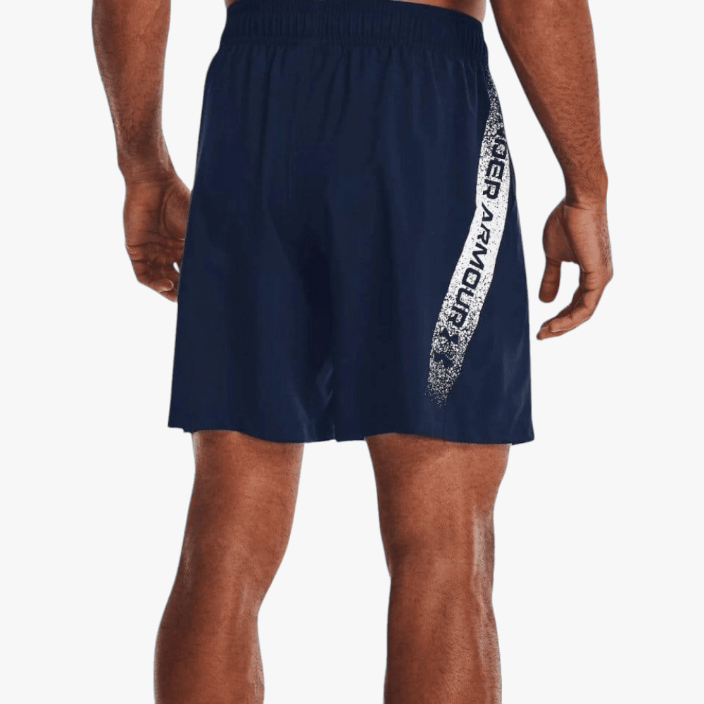Under Armour Mens Woven Graphic Shorts 408 Academy Under Armour