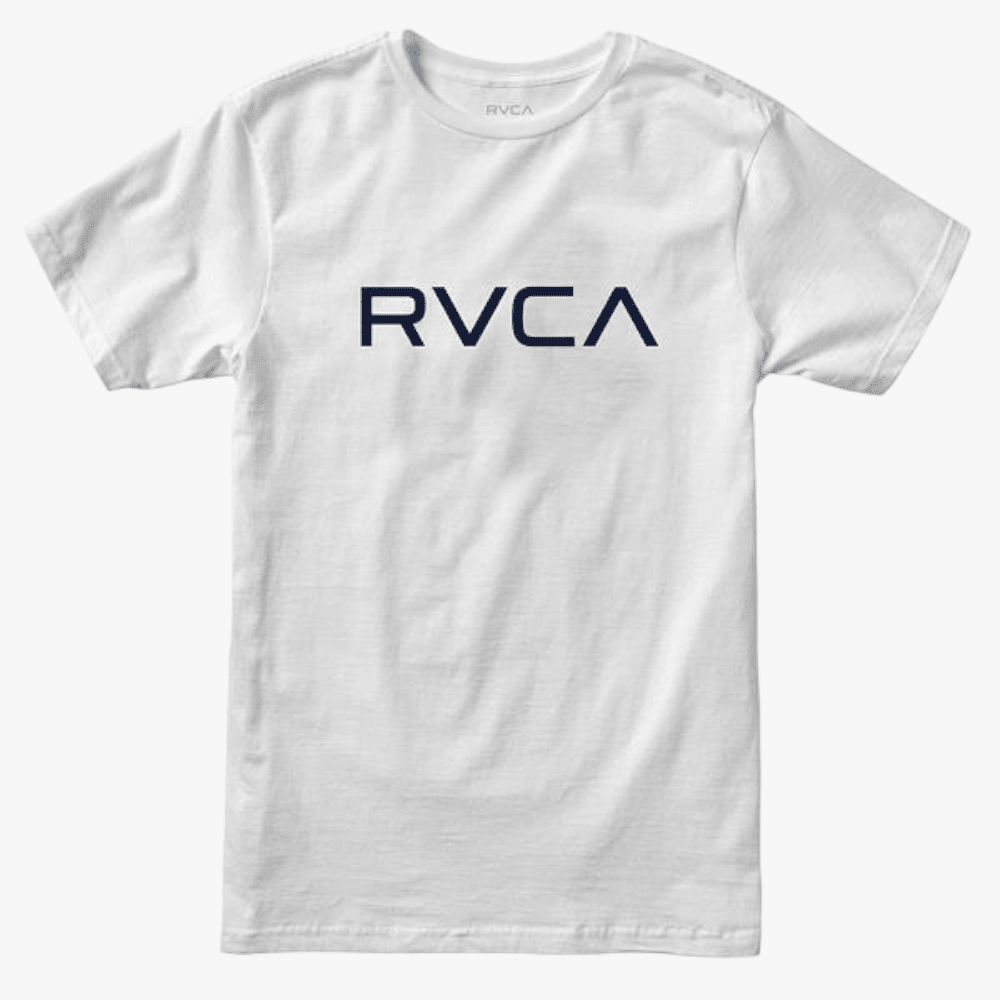 Rvca Boys Big Rvca Short Sleeve Tee White Rvca