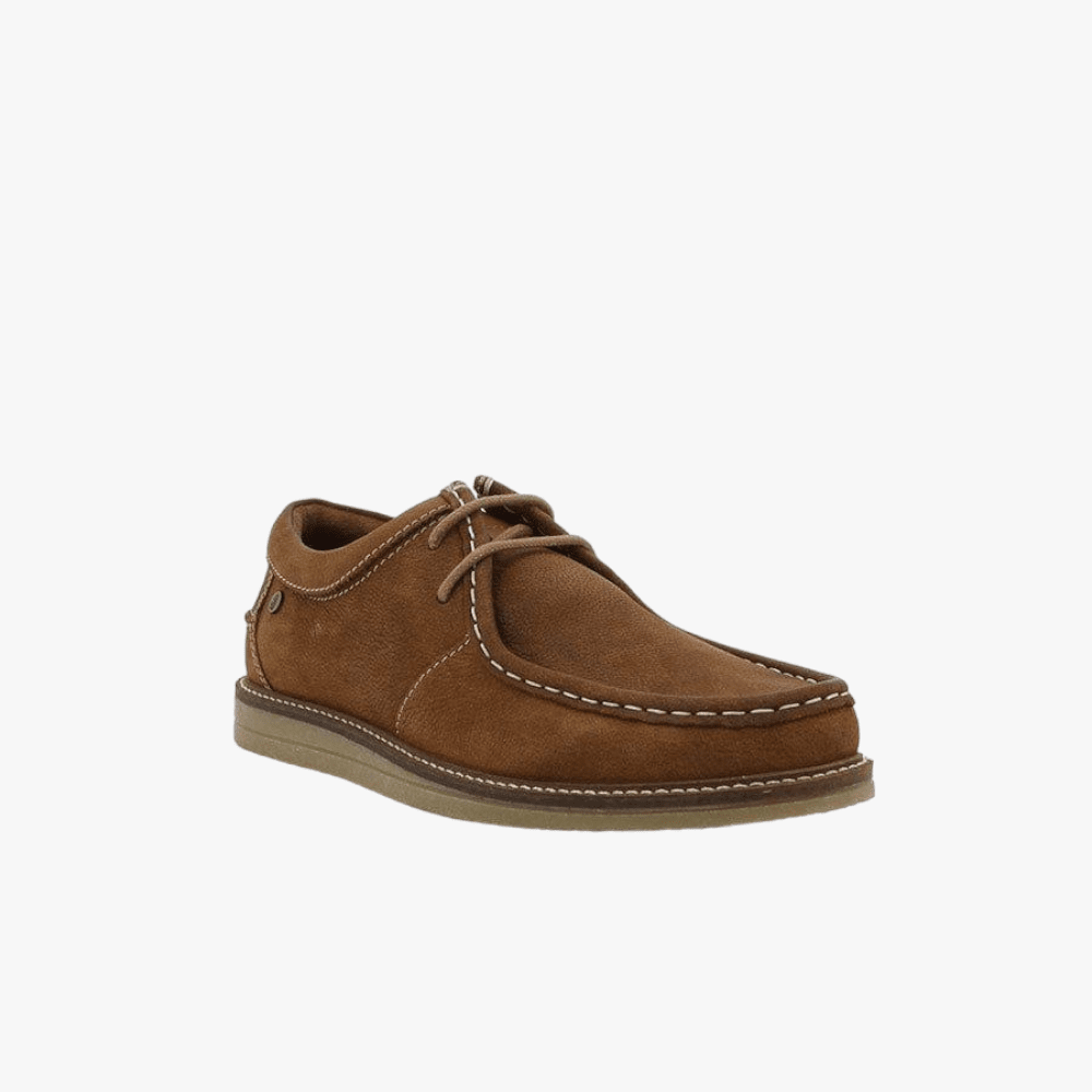 Hush Puppies Mens Landon Lace Up Shoe Tobacco Hush Puppies