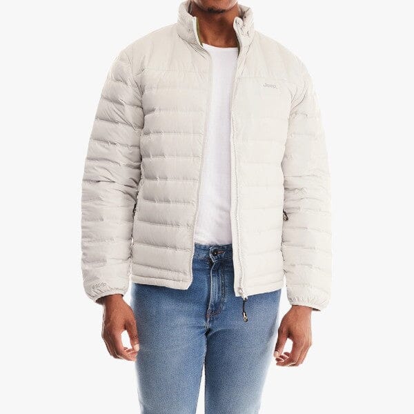 Jeep Mens Down Puffer Jacket Grey | Jeep