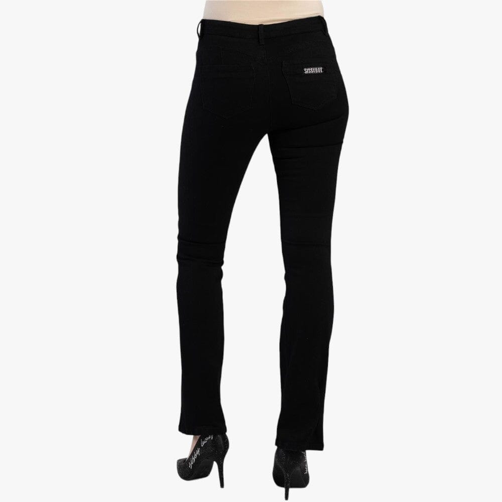 Sissy Boy Womens Axel Bumbooster Bootleg Jean Black Sissy Boy