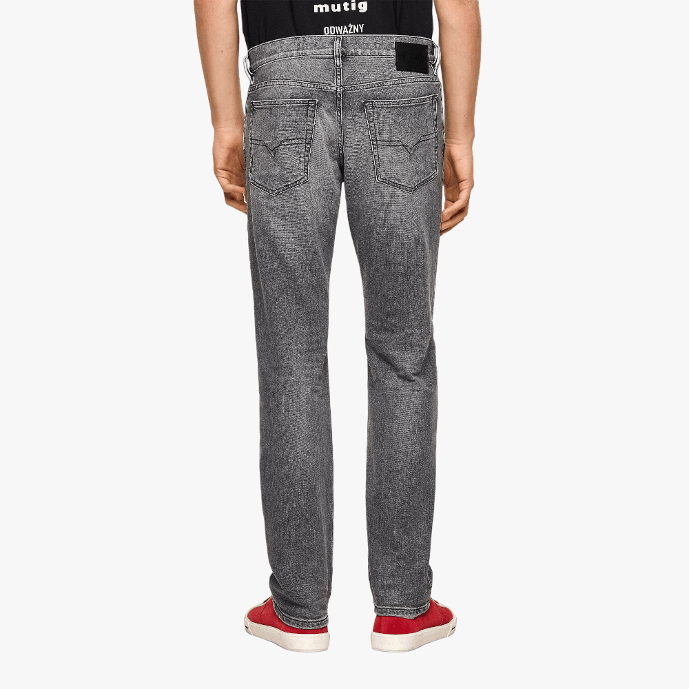 Diesel Mens D Mihtry Straight Leg Jean Dark Grey Diesel