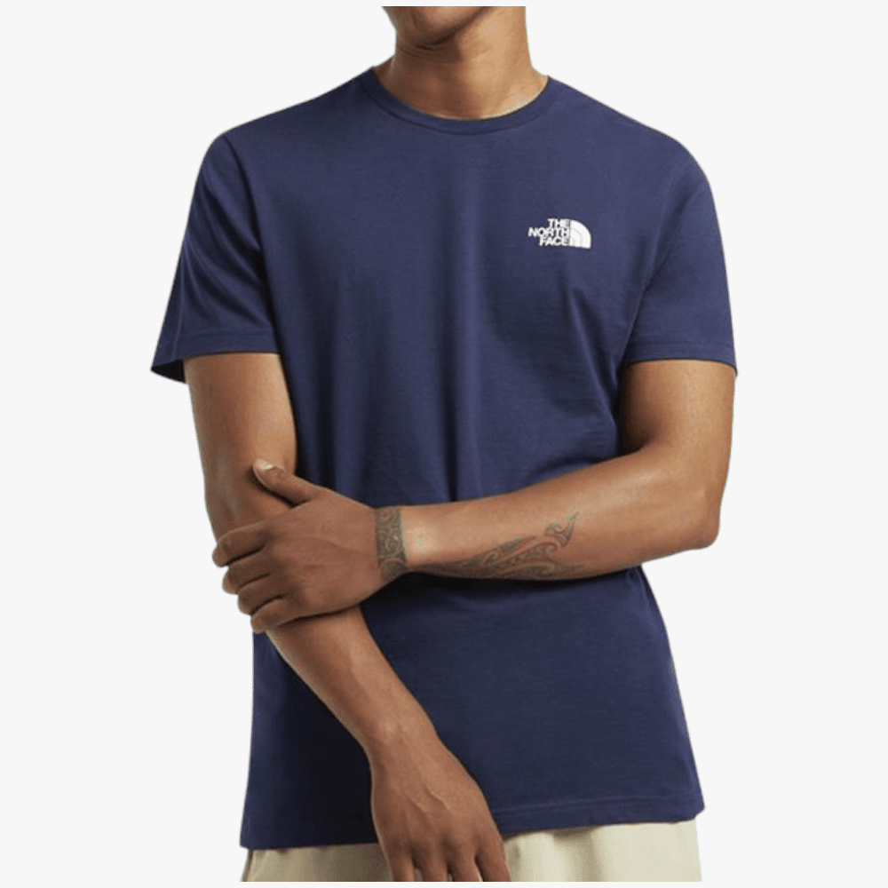 The North Face Mens Simple Dome Short Sleeve Tee Summit Navy The North Face