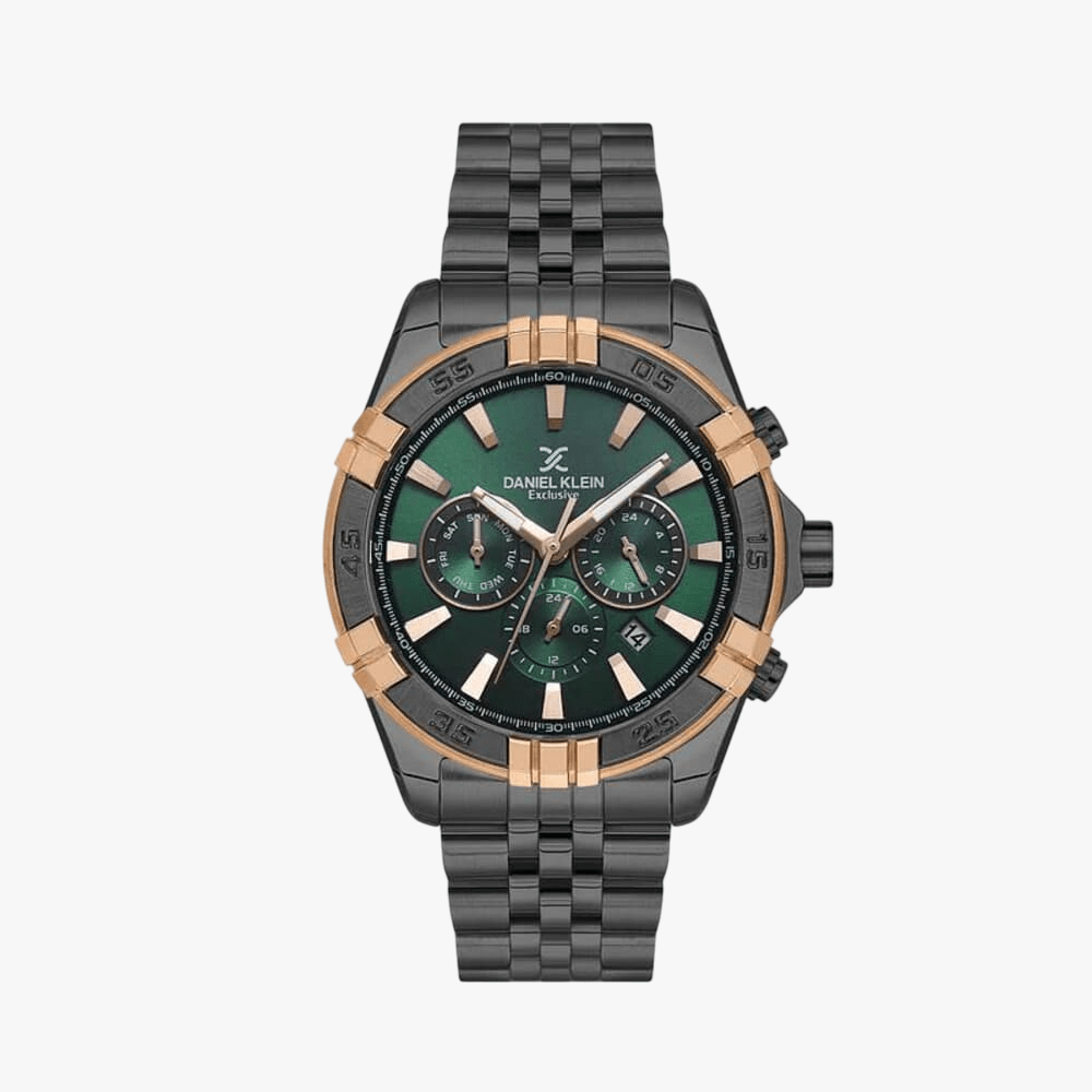 Daniel Klein Exclusive Green Dial Multifunction Watch | Daniel Klein