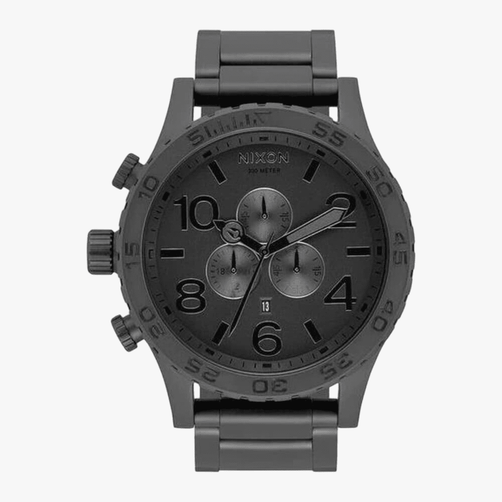 Nixon 51-30 Chrono Matte Black / Black Watch | Nixon