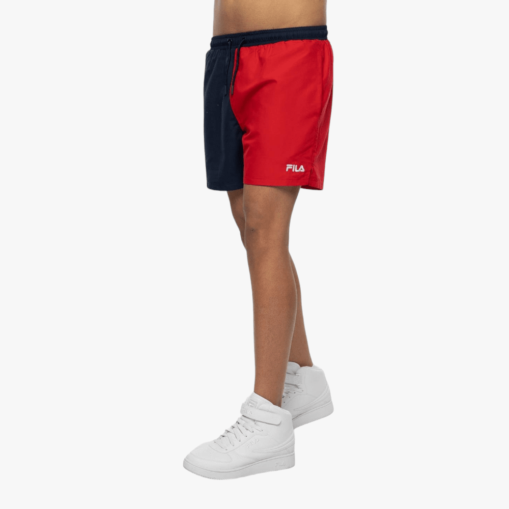 Fila Mens Phoenix Shorts Peacoat Red | Fila