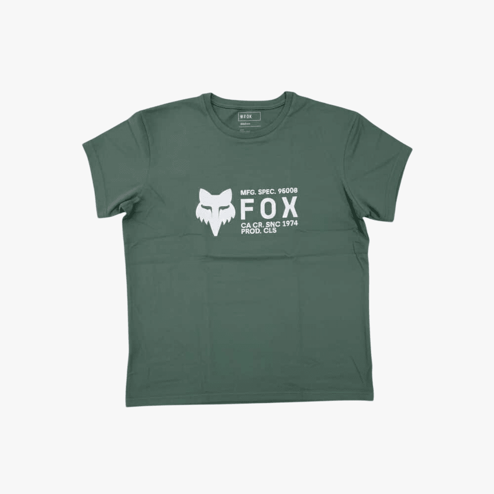 Fox Mens Barge Short Sleeve Tee Hunter Green | Fox