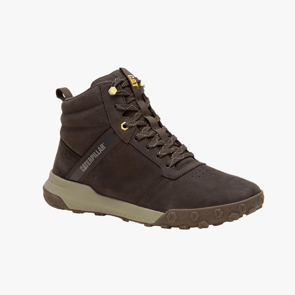 Caterpillar Mens Hex Ready Mid Boot Coffee Bean Caterpillar