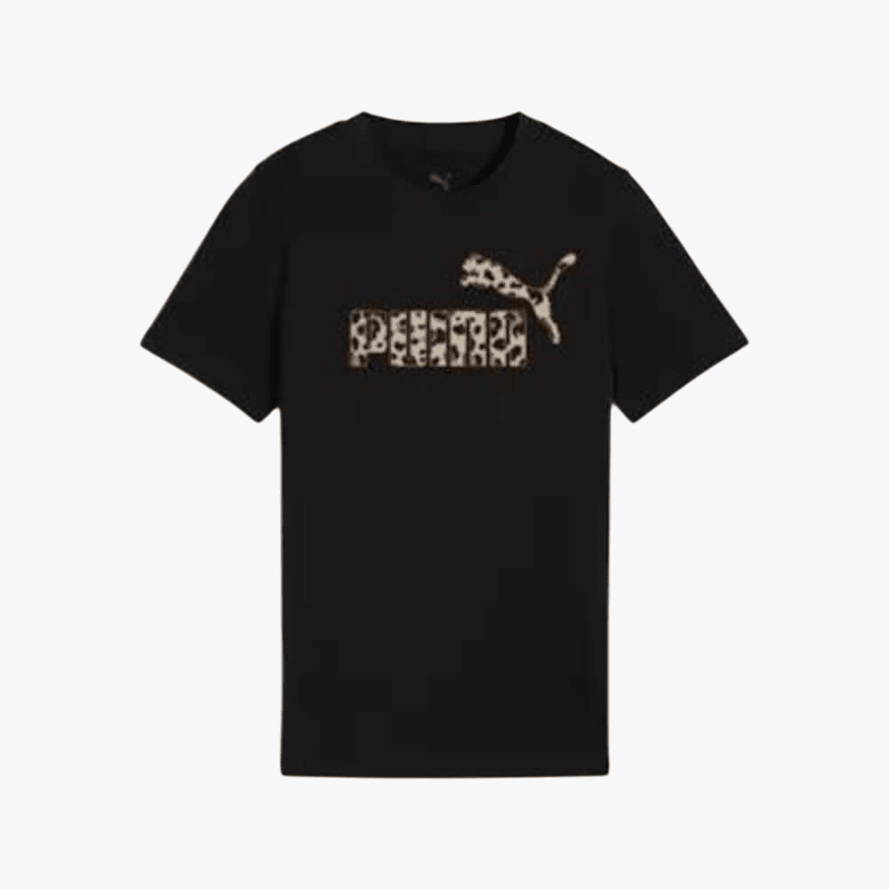 Puma Girls Graphic Animal Short Sleeve Tee Black | Puma