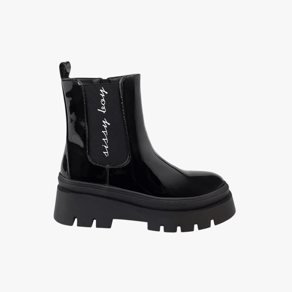 Sissy Boy Womens Alma Patent Boot Black | Sissy Boy