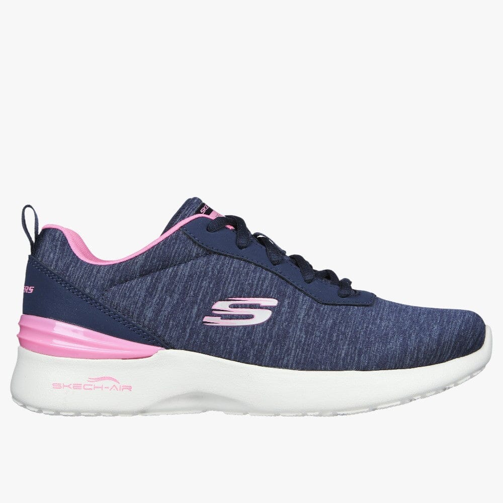 Skechers Womens Air Dynamite Sneaker Navy Pink | Skechers