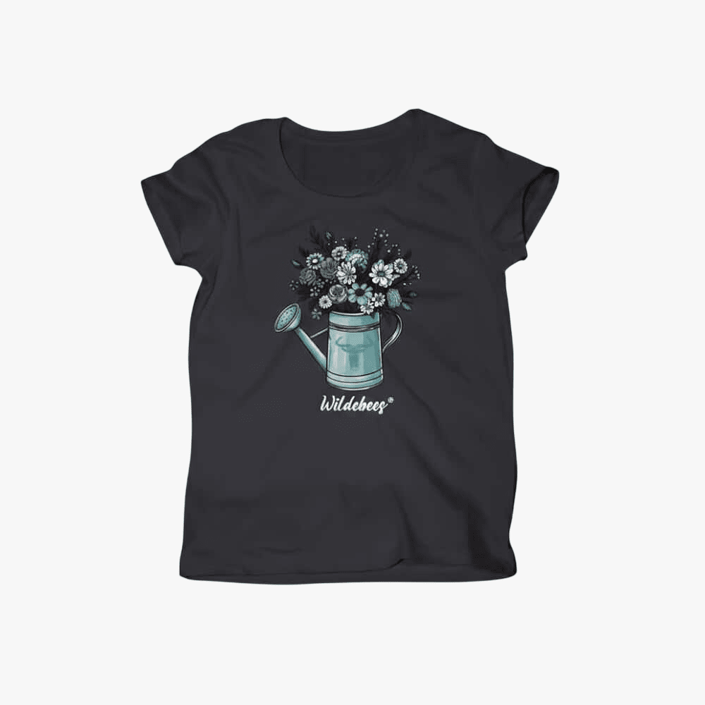 Wildebees Watering Can Tee Graphite | Wildebees