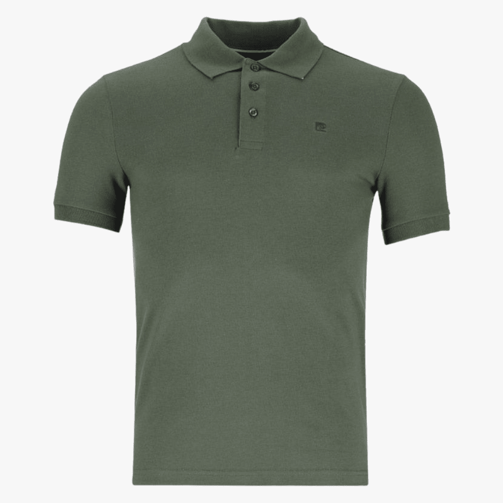 Pierre Cardin Mens Classic Short Sleeve Golfer Olive | Pierre Cardin