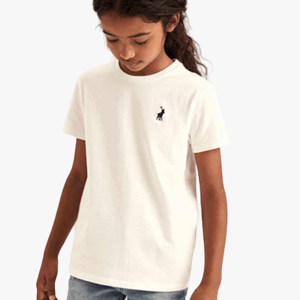 Polo Girls Kelly Short Sleeve Tee White | Polo