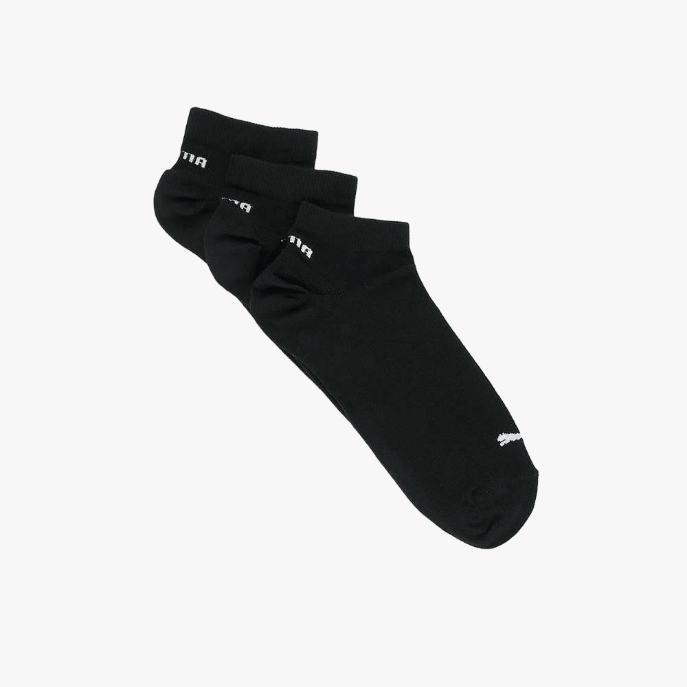 Puma Mens 3 Pack Low Cut Socks Black | Puma