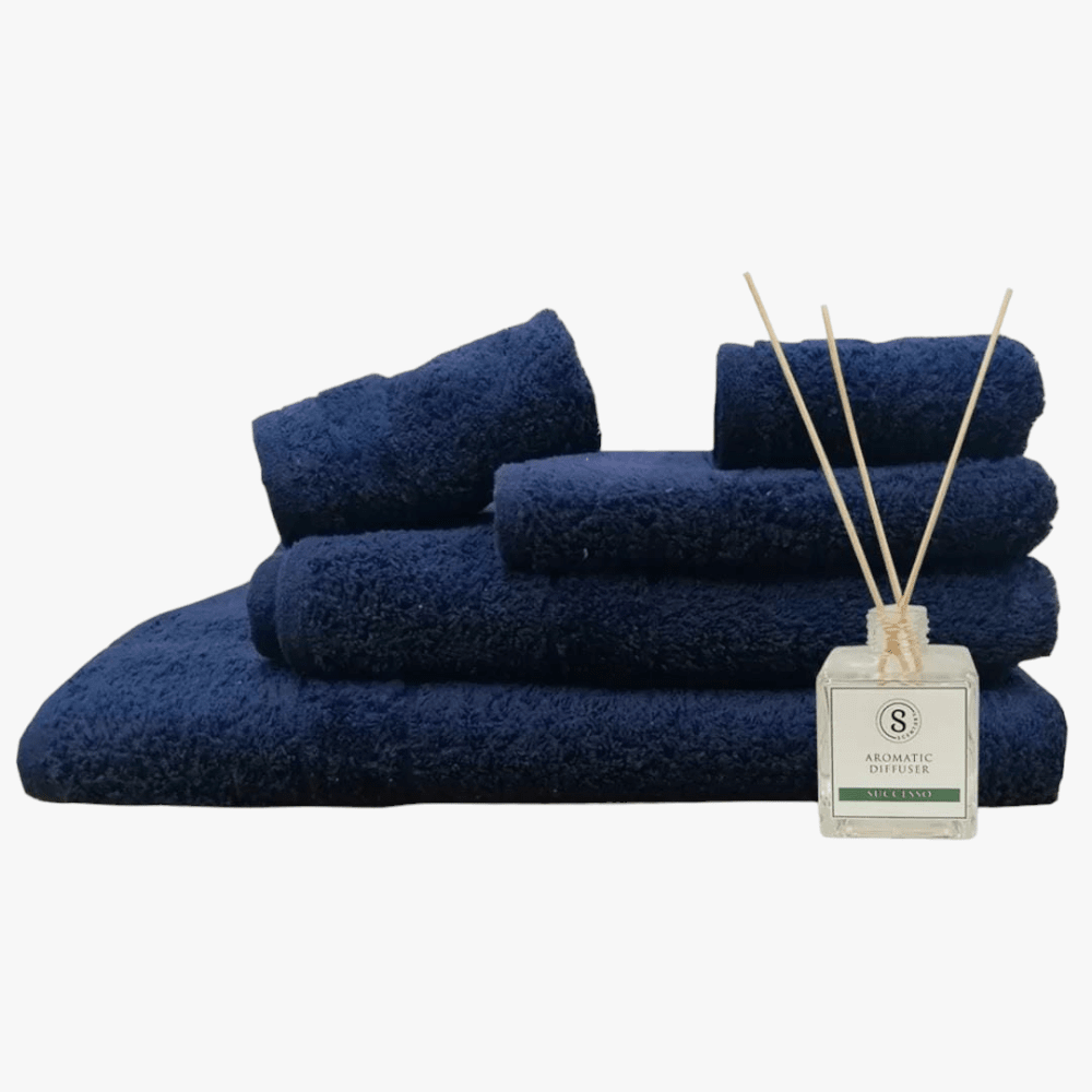 Glodina Marathon Platinum Bath Sheet Navy | Glodina