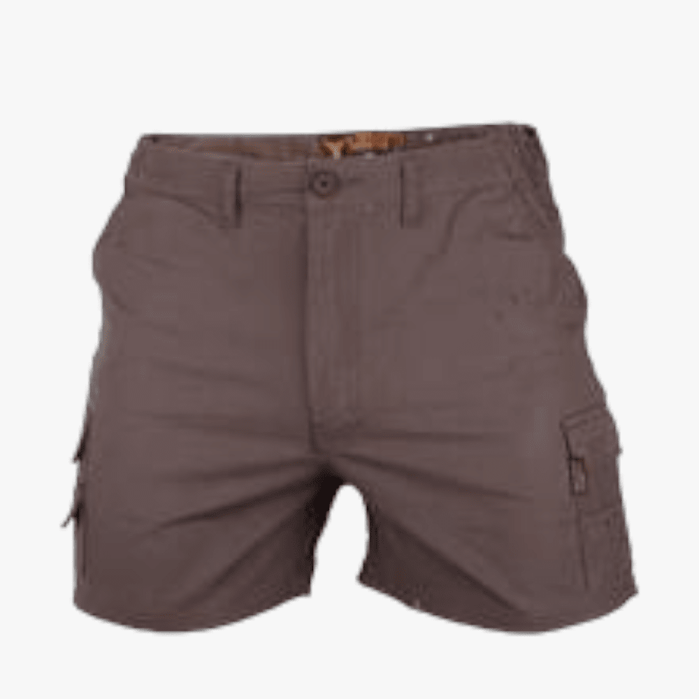 Wildebees Mens 12Cm Cargo Short Taupe Wildebees