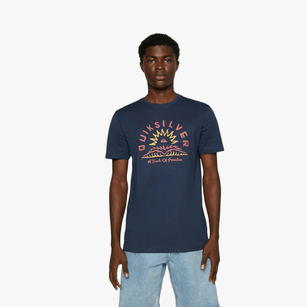 Quiksilver Boys Touch Of Paradise Short Sleeve Tee Black | Quiksilver