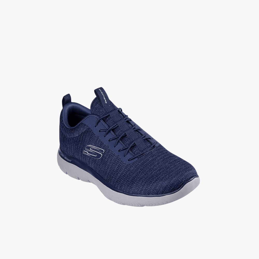 Skechers Mens Summits Sneaker Navy Gray | Skechers