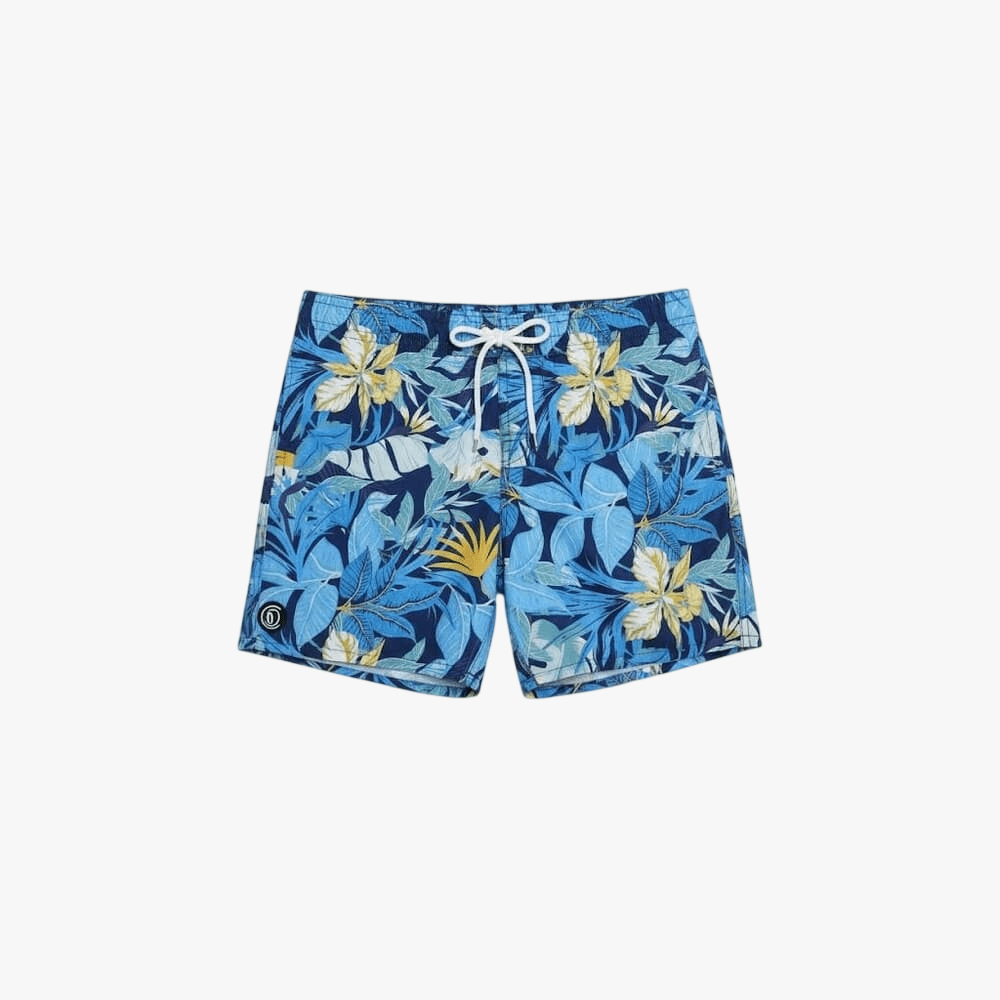 Brands Mens Swim Shorts Floral Blue | No Rules